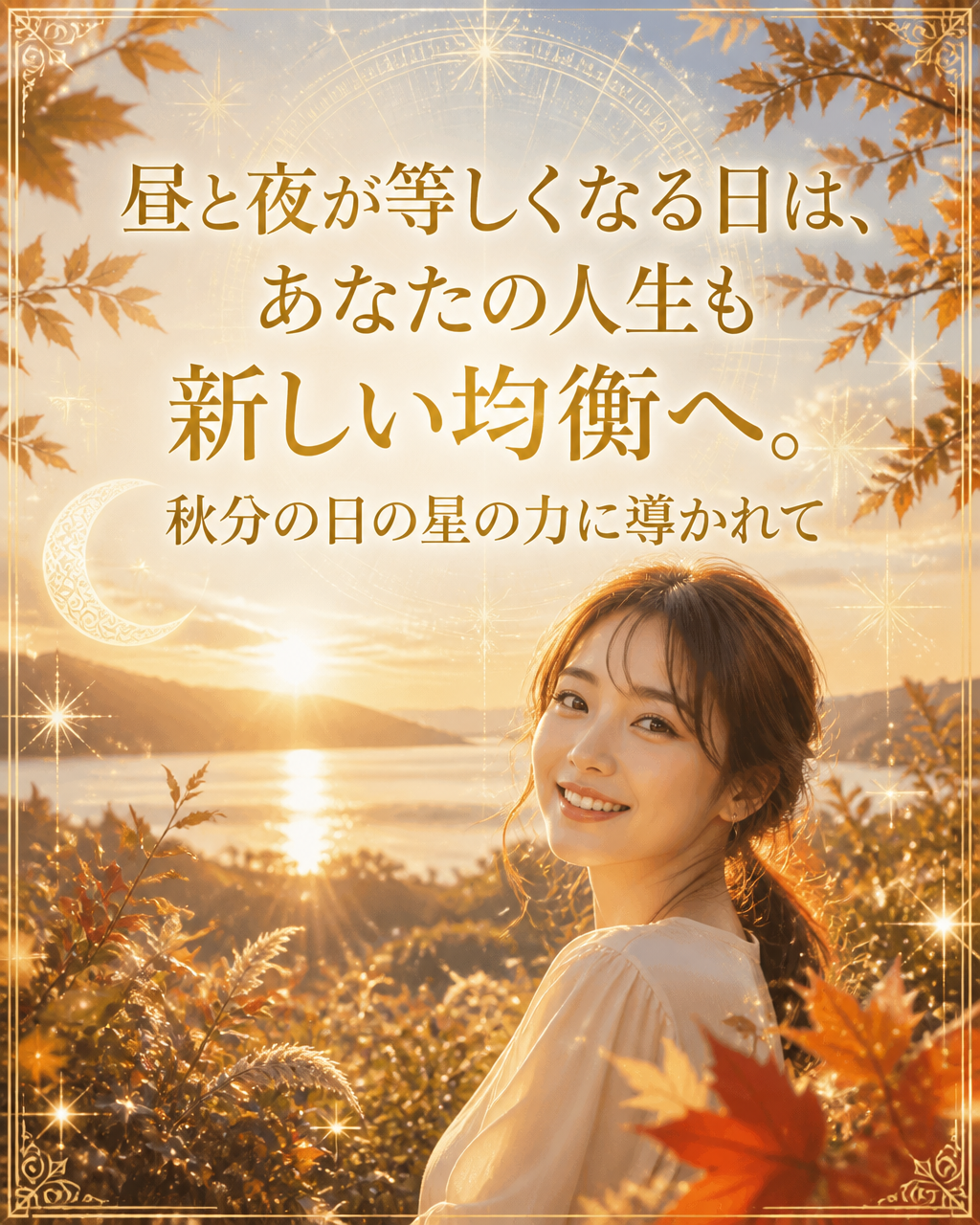 秋分の日の星の配置から読む、人生の転機と新しい始まり