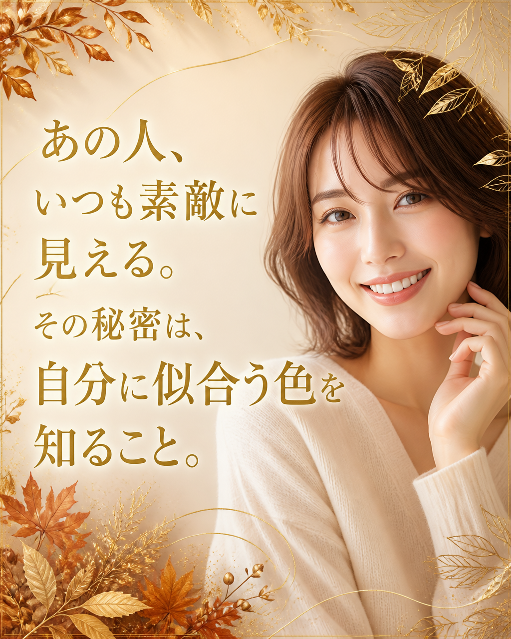 自分に似合う色がわからない…パーソナルカラー診断で変わること