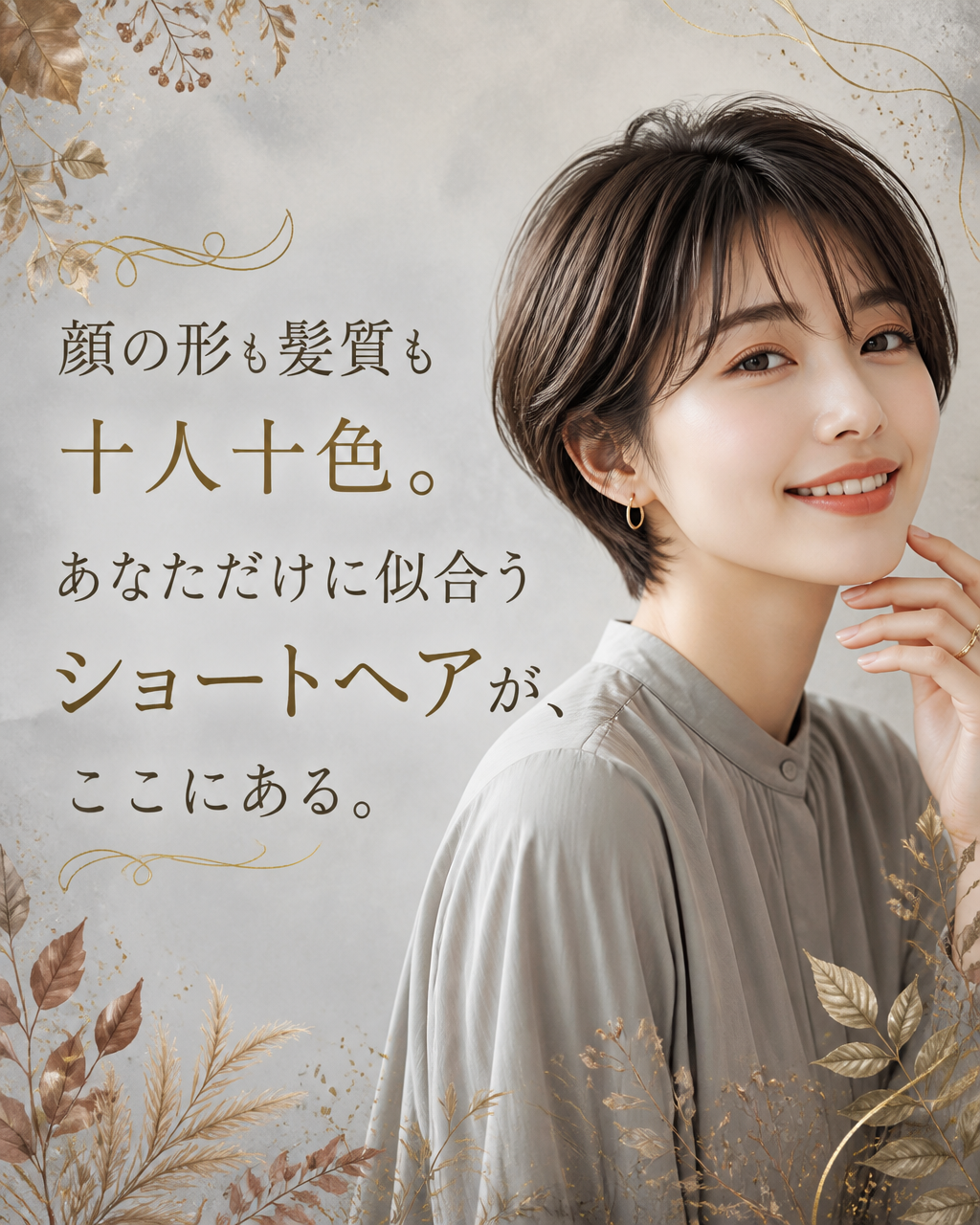 ショートヘアが似合わない顔って本当？似合わせるコツを解説