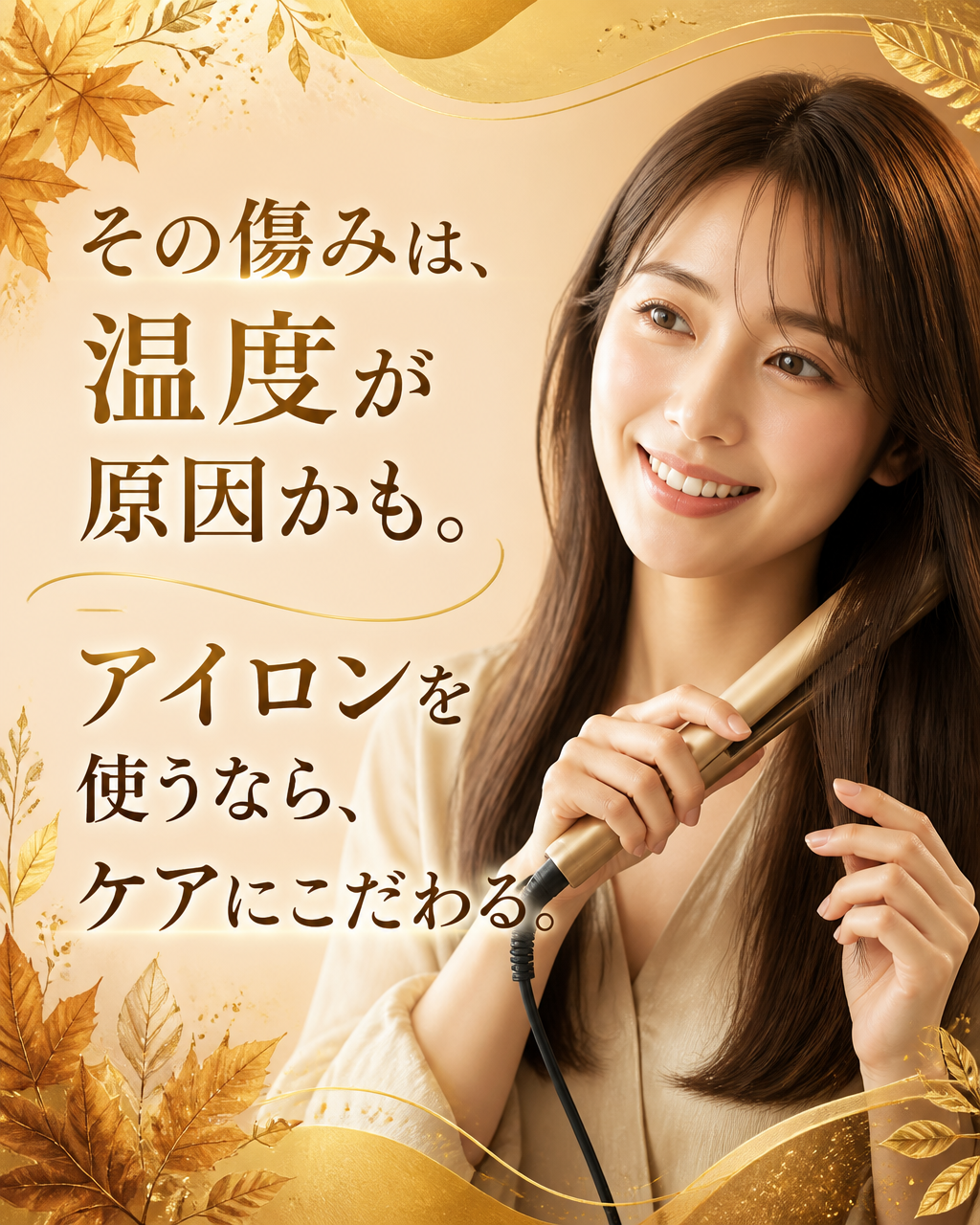ヘアアイロンの正しい使い方｜髪を傷めないコツ