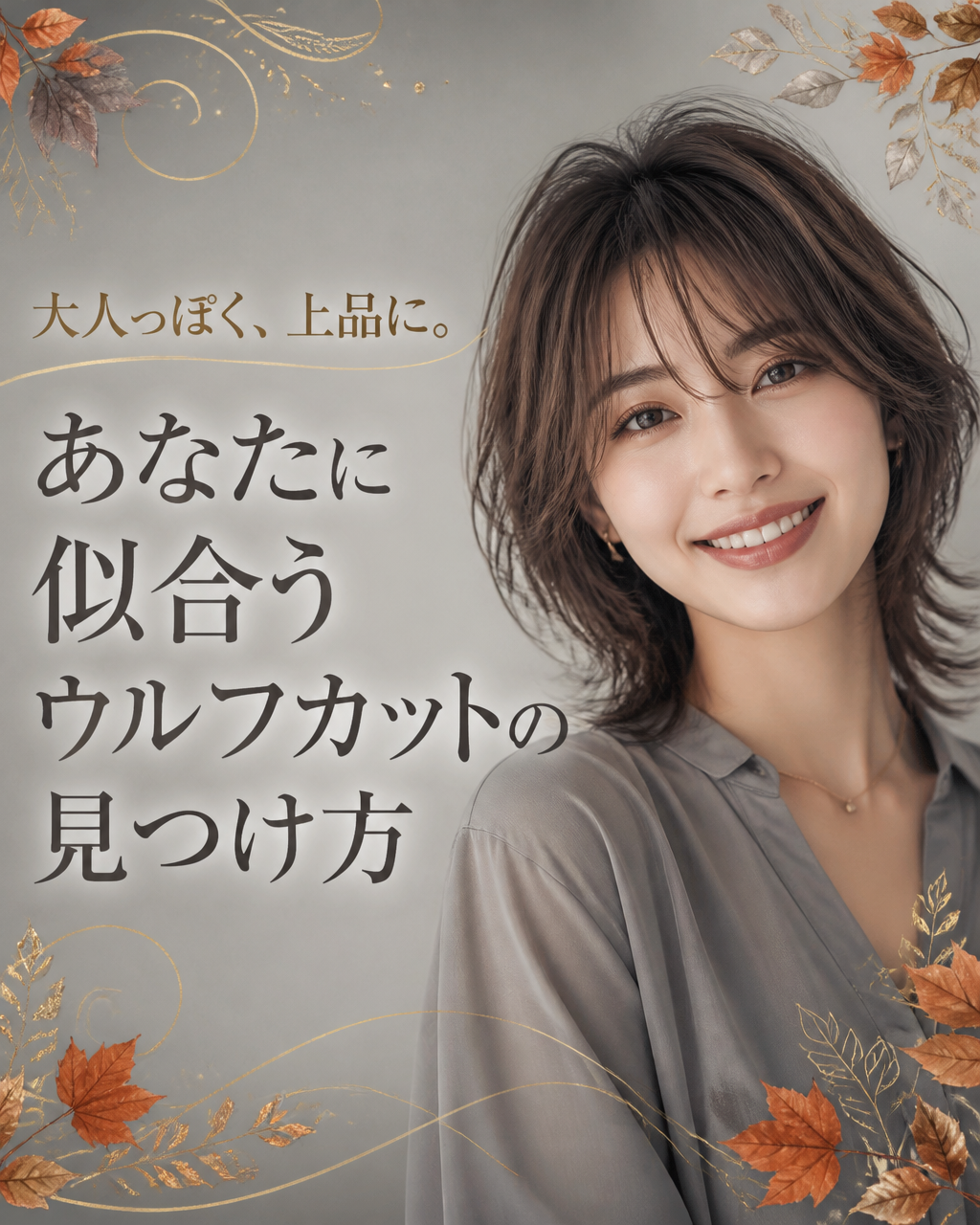 ウルフカット が似合わない理由｜大人女性が成功させるコツ
