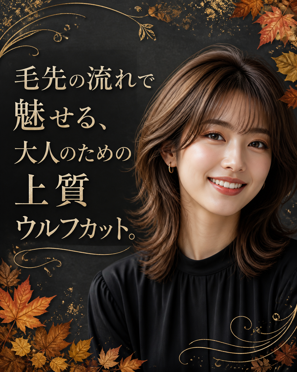 ウルフカットは大人っぽく見える？似合う顔・髪質の条件