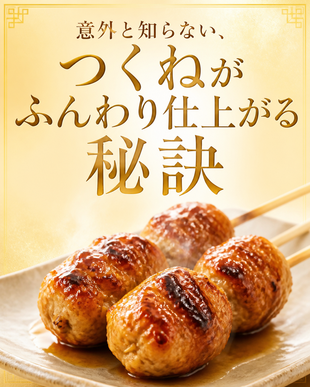 つくねが固い理由と、ふんわり食感を作るコツ