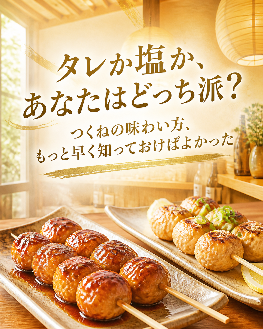つくね初心者必見！焼き鳥屋で失敗しない選び方