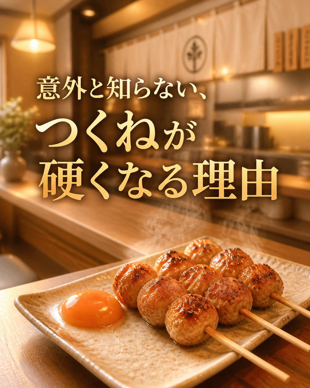 つくねが硬くなる理由と、ジューシーに焼くコツ