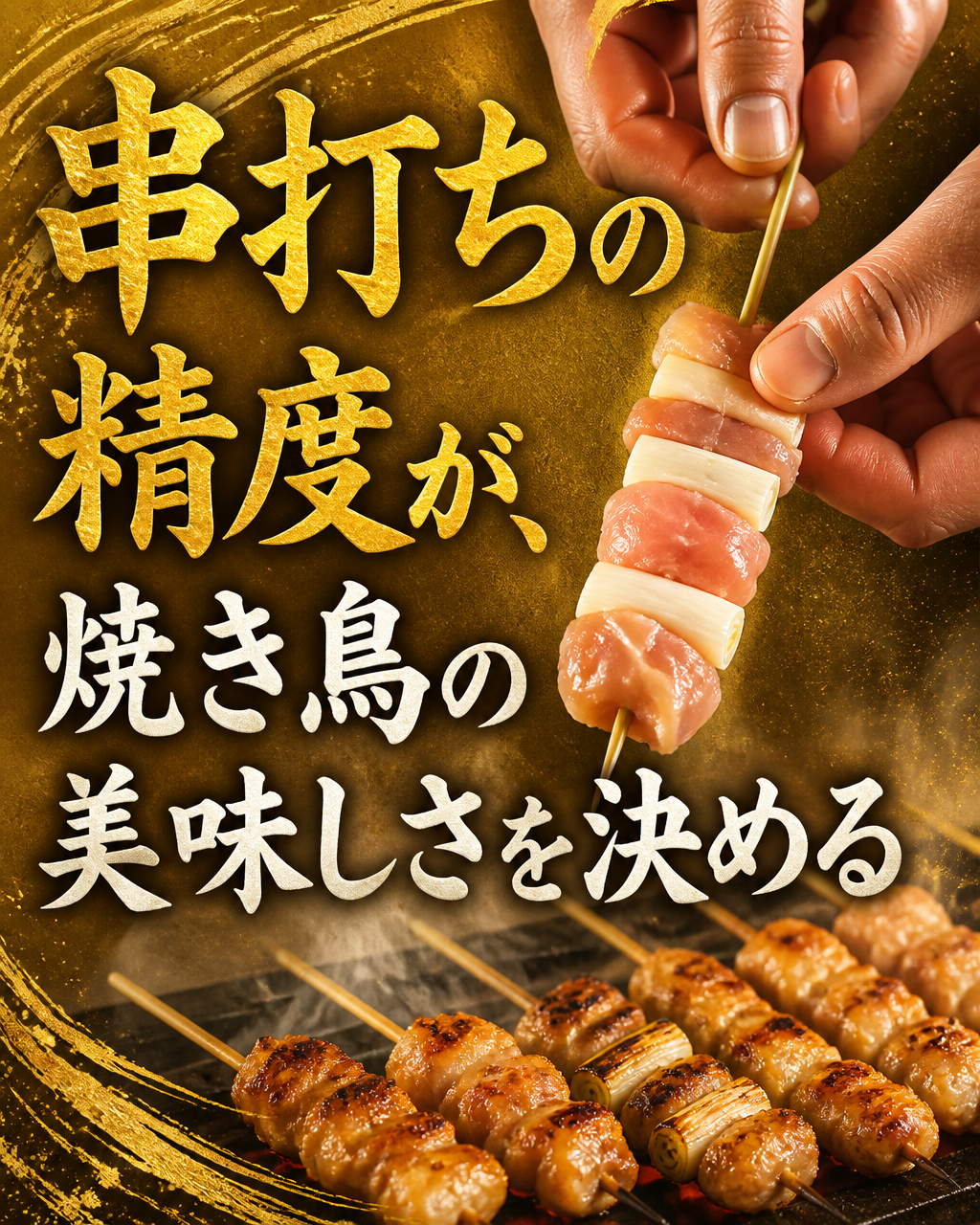 焼き鳥の串打ちのコツ｜プロが教える美味しさを引き出す方法