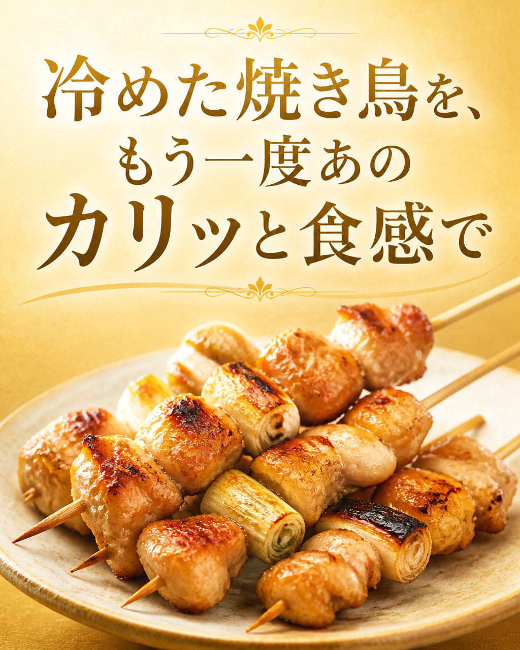 焼き鳥が冷めてもおいしい理由と、家でもできる温め直し方