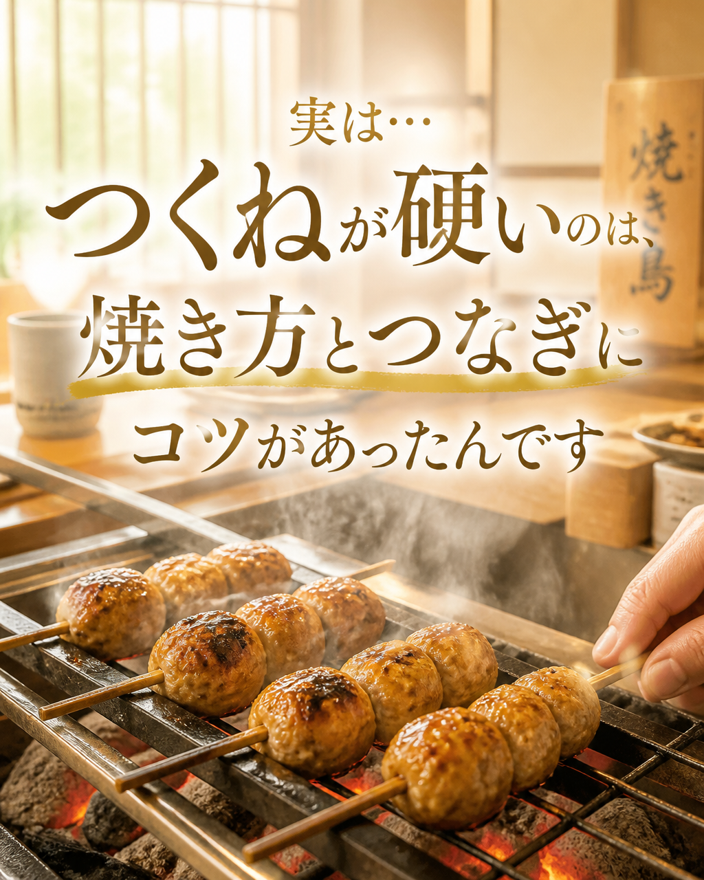 つくねが硬い理由は？焼き鳥屋が教える、ふっくら食感の秘密