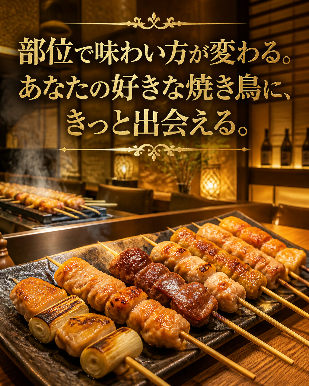 焼き鳥の選び方ガイド│初心者必見・部位別の味わい方