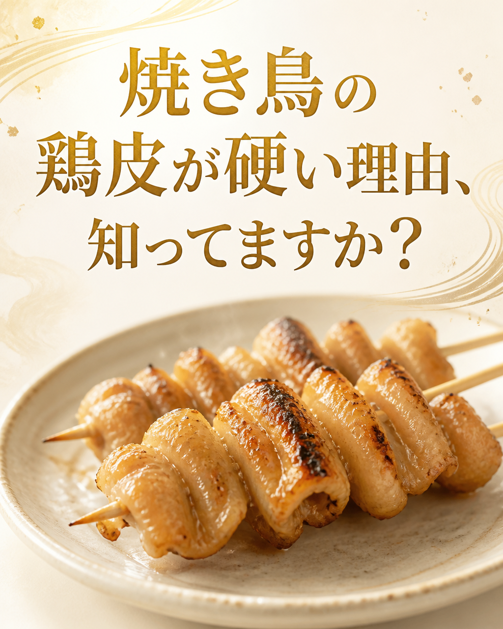 鶏皮が硬い理由と柔らかく焼くコツ｜焼き鳥屋が教える