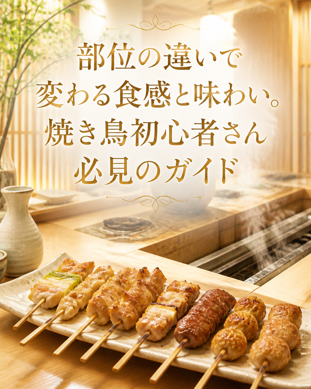 焼き鳥の種類と部位の選び方｜初心者向け食べ方ガイド