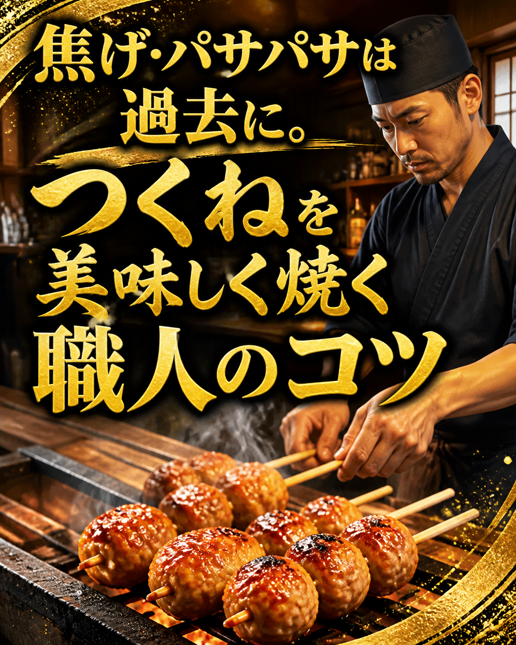 つくねの上手な焼き方｜焼き過ぎ・焦げを防ぐコツ