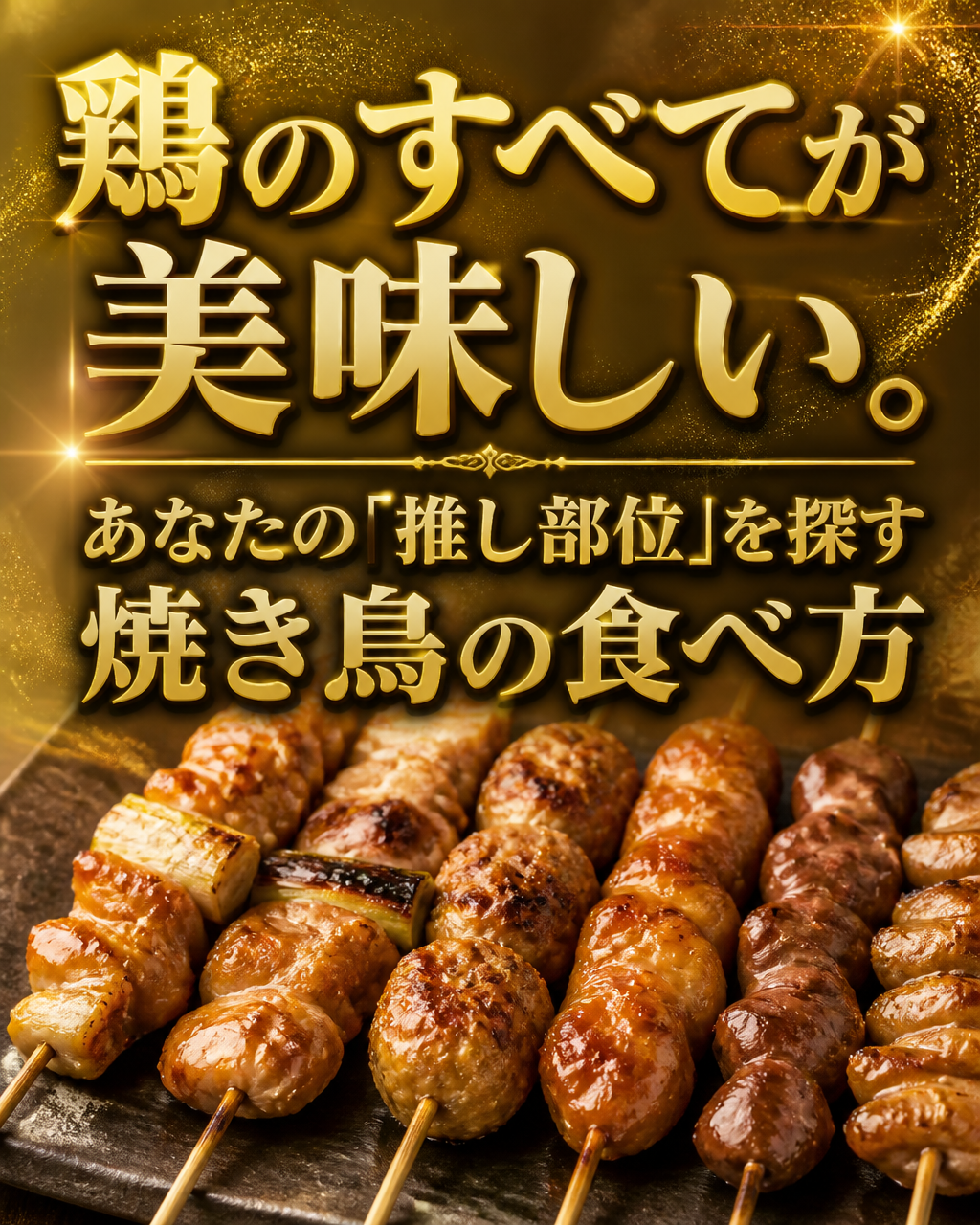 焼き鳥の部位別の食べ方・選び方を串焼き屋が解説