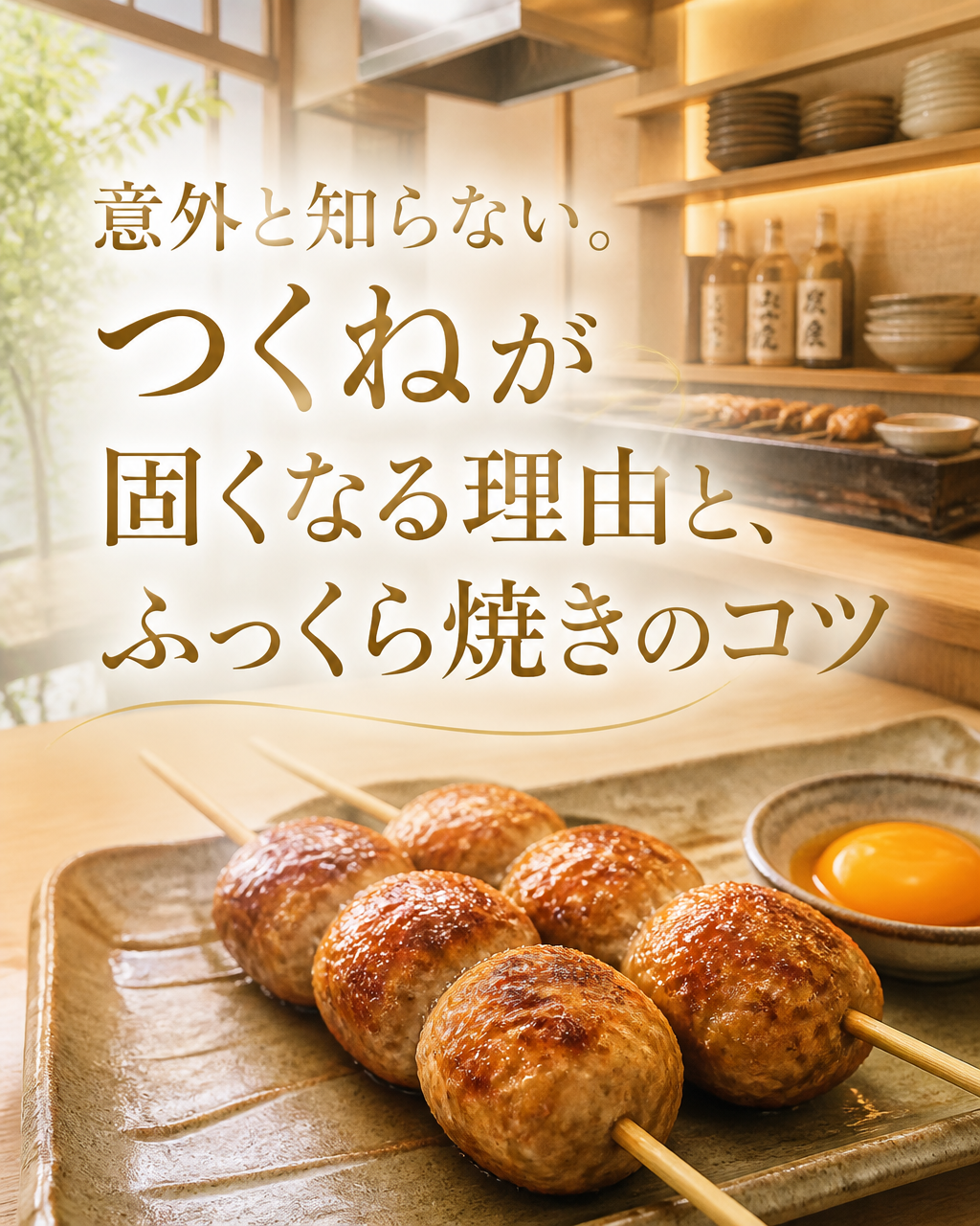 つくねが固くなる理由と、ふっくら仕上げるコツ