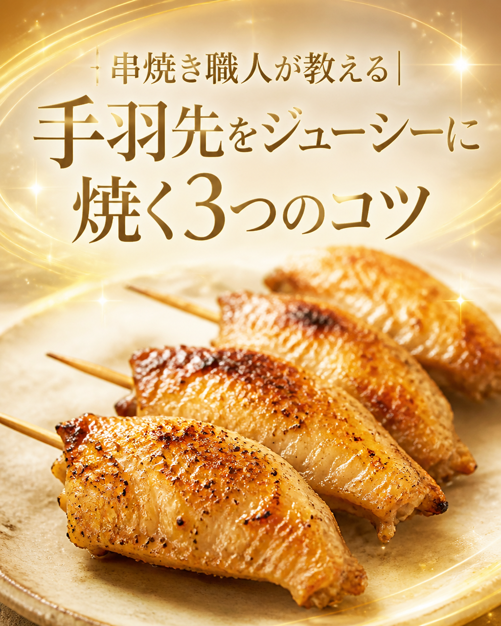 手羽先の選び方と焼き方のコツ｜串焼き店が教える美味しさの秘訣